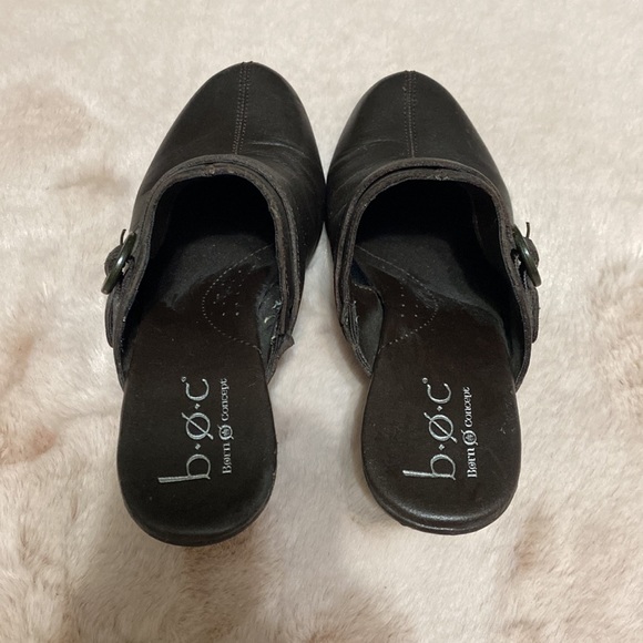 Borne BOC slip on clogs. Brown. Sz 7 - Picture 3 of 4